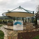 kanopi modern bentuk kerucut