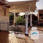 kanopi modern minimalis untuk rooftop